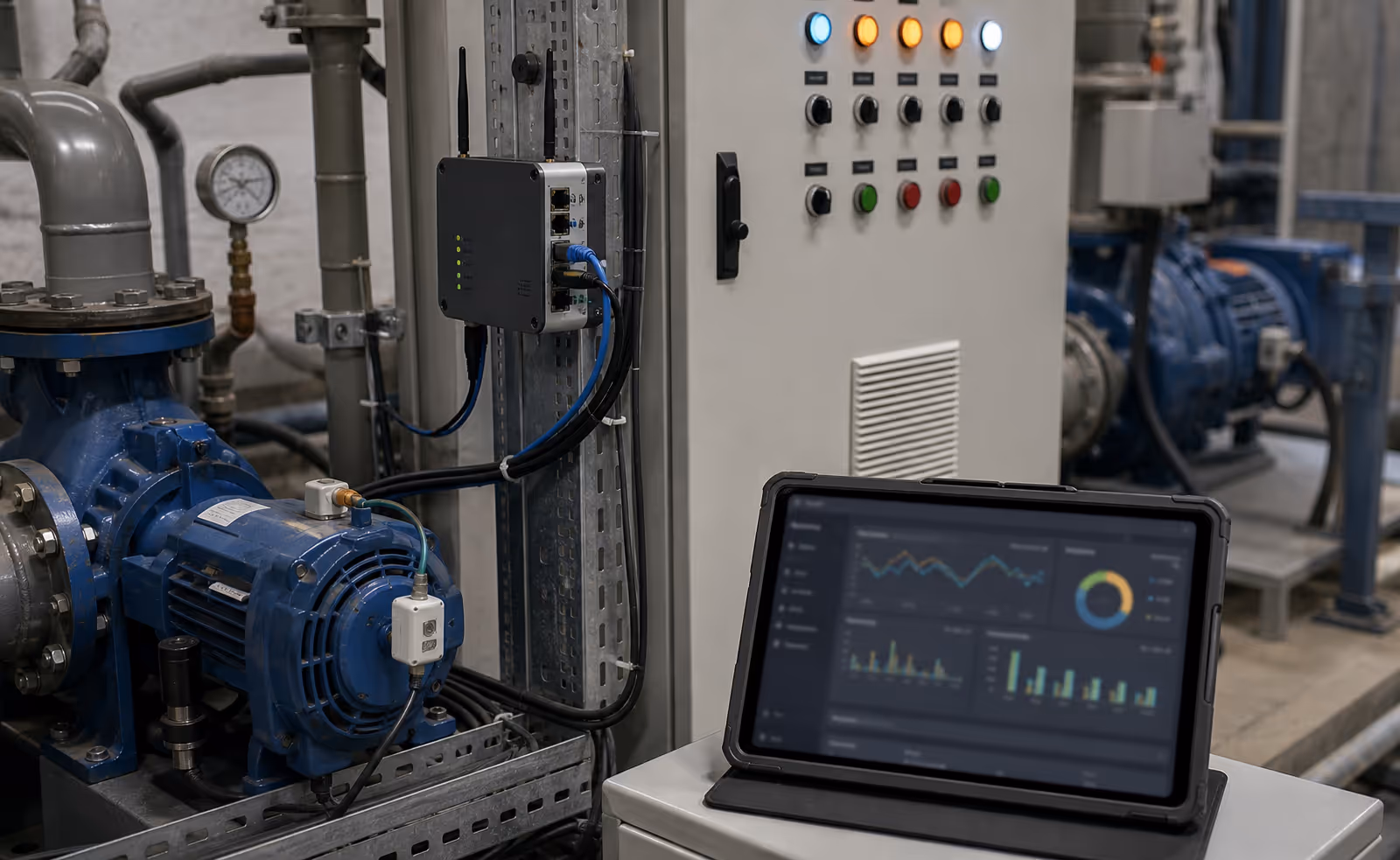 Pump automation and protection system for field equipment.