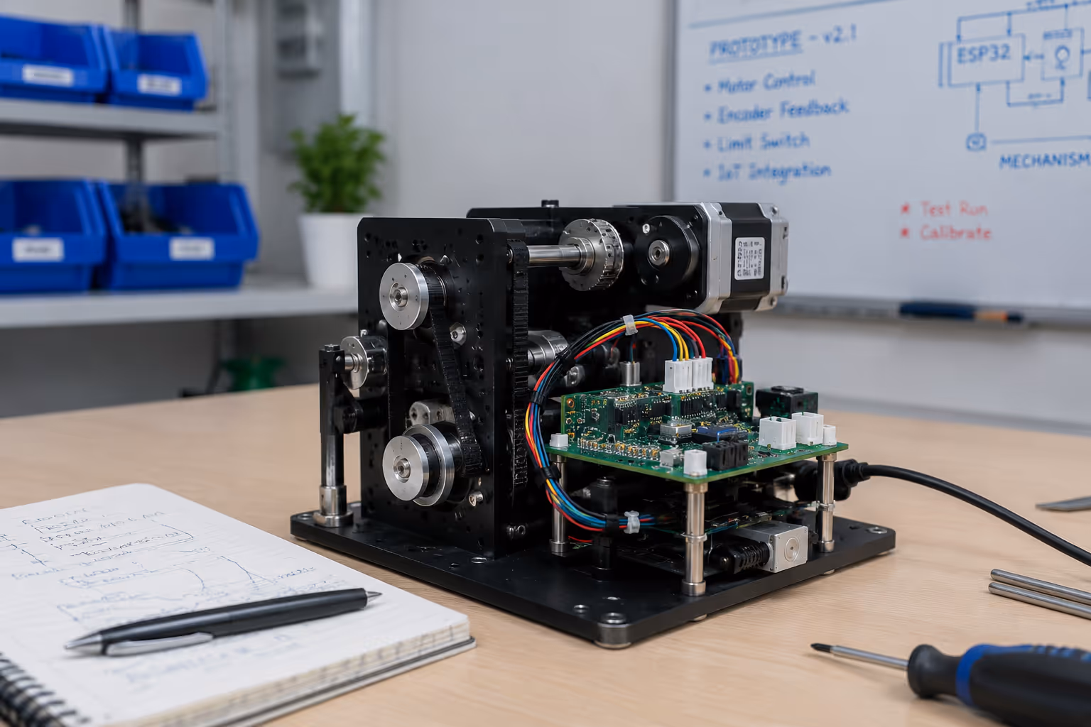 Embedded, Mechatronic & Sensor-Fusion Prototypes exploration visual.